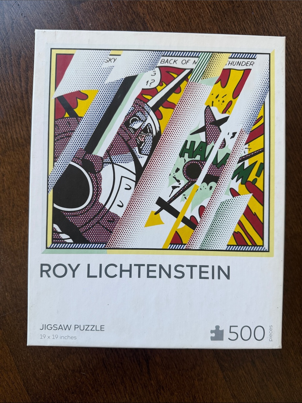 Moma Roy Lichtenstein Jigsaw Puzzle - Yellow, Red, Black, White, Green